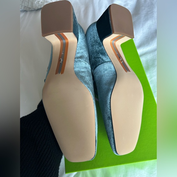 Sam Edelman: Tahira Velvet Double Strap Mary Jane Dress Pumps - Picture 3 of 5